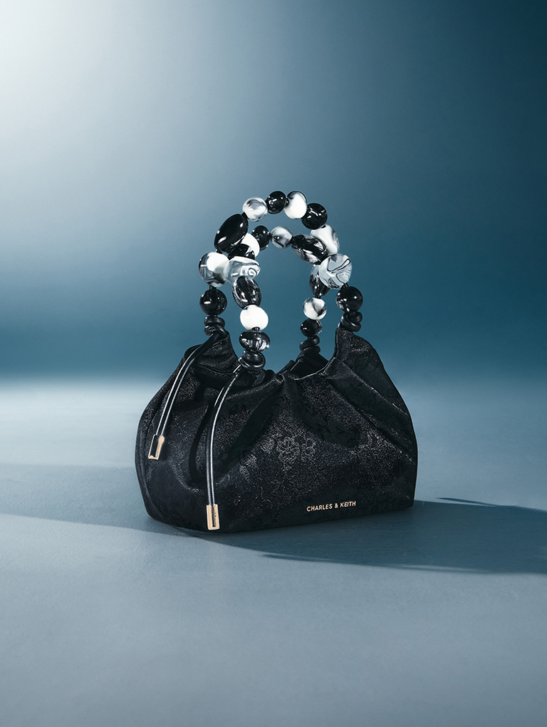 Women’s Aviary Jacquard beaded-handle bag - CHARLES & KEITH