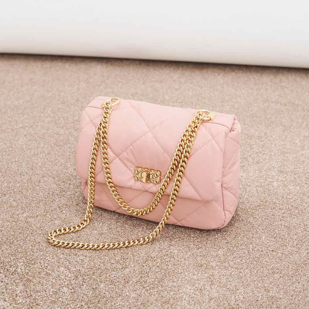 Tas hobo wanita cockade crescent warna lilac – CHARLES & KEITH