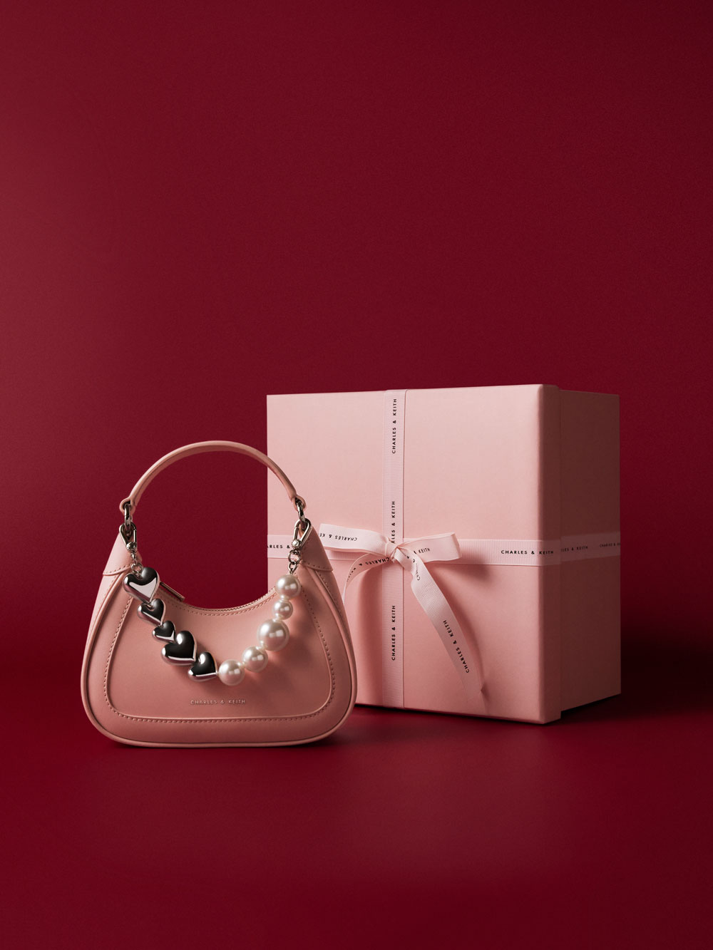 Women's pink mini hobo bag – CHARLES & KEITH