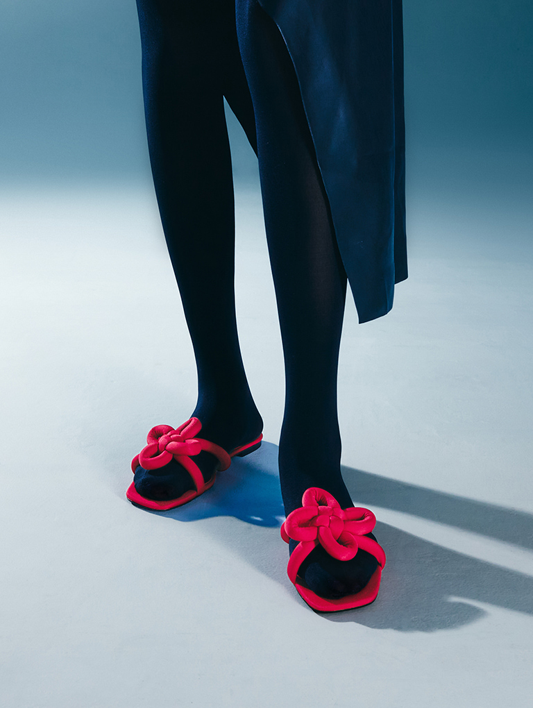 Women’s clover-knot Mary Jane sandals  - CHARLES & KEITH
