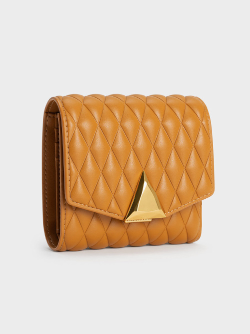 Quinlynn Metallic Accent Quilted Wallet