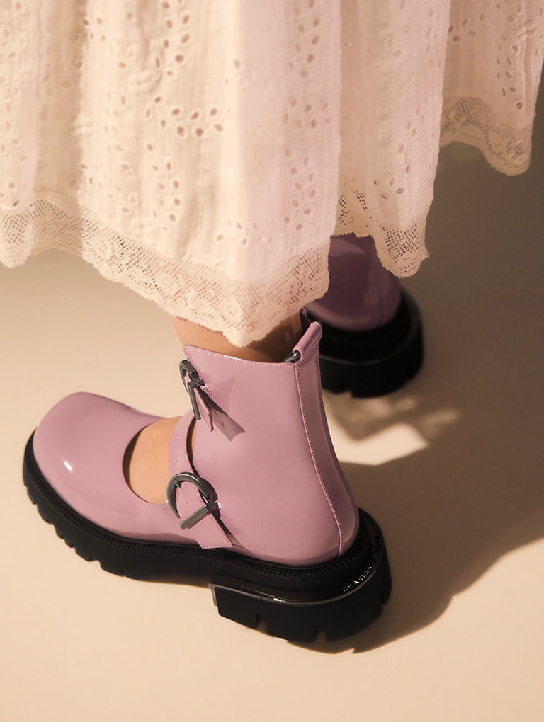 Charles and keith boots 2018 hotsell