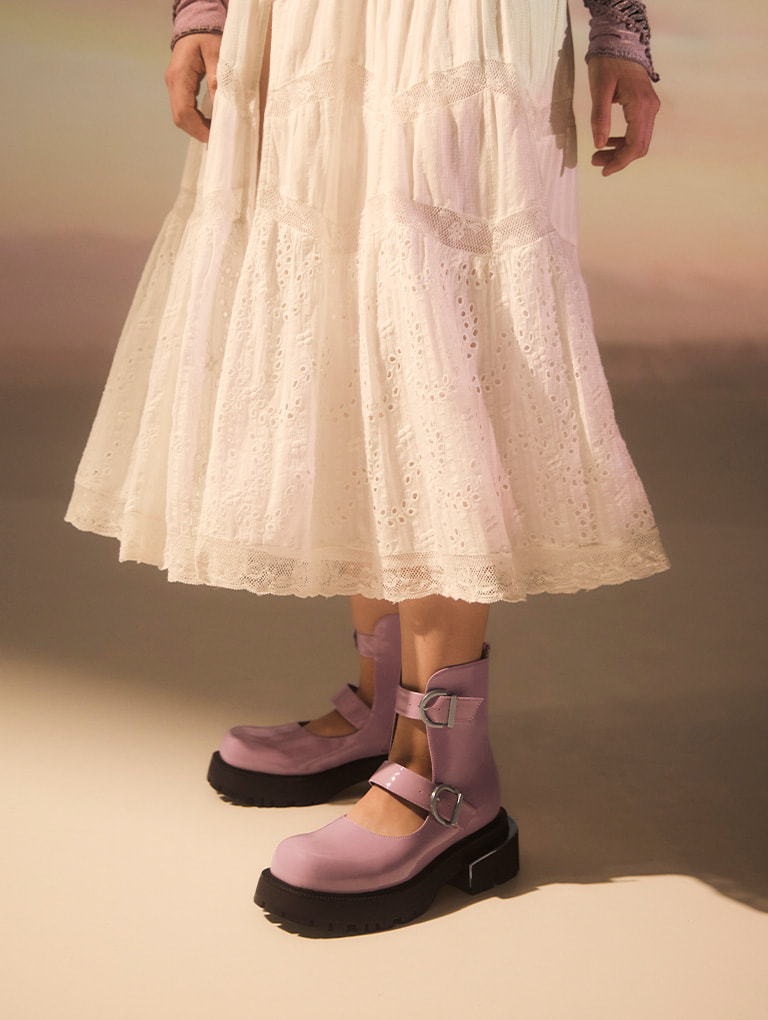 Women’s Lenox stitch-trim Mary Janes – CHARLES & KEITH