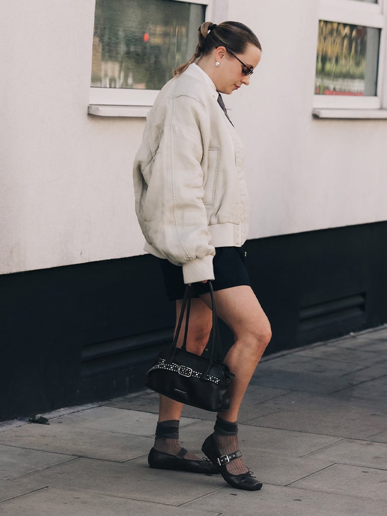 Britton Ruched Elongated Shoulder bag in black - CHARLES & KEITH