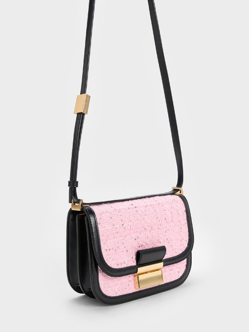 Gabine Saddle Bag, Dark Brown