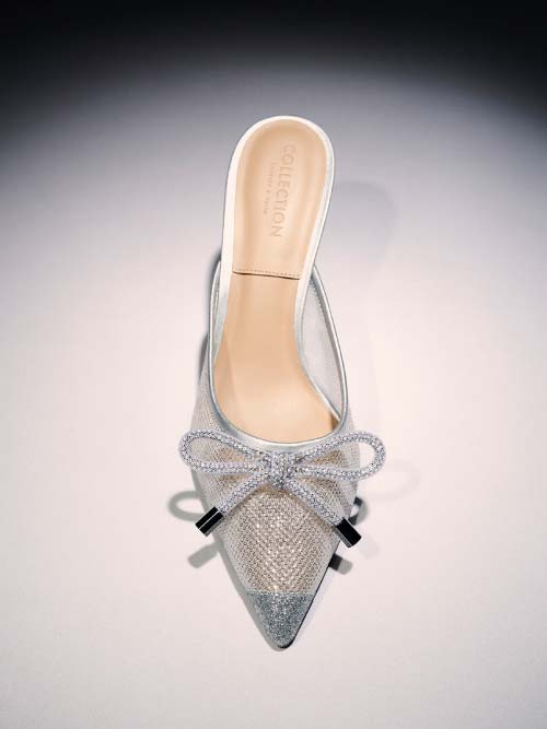 Marcy Furry Flat Mules, Animal Print Orange