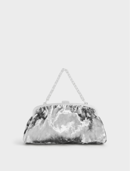 Lorelei Ruched Dumpling Crossbody Bag​