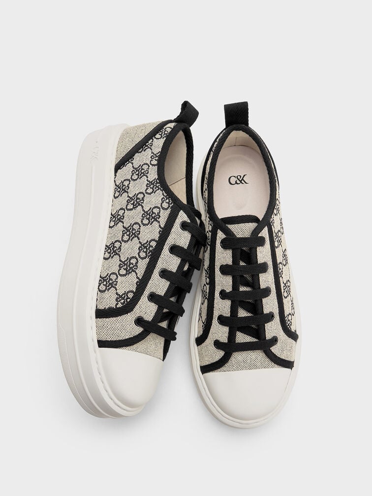 White canvas sneakers are generally sturdier in construction.  