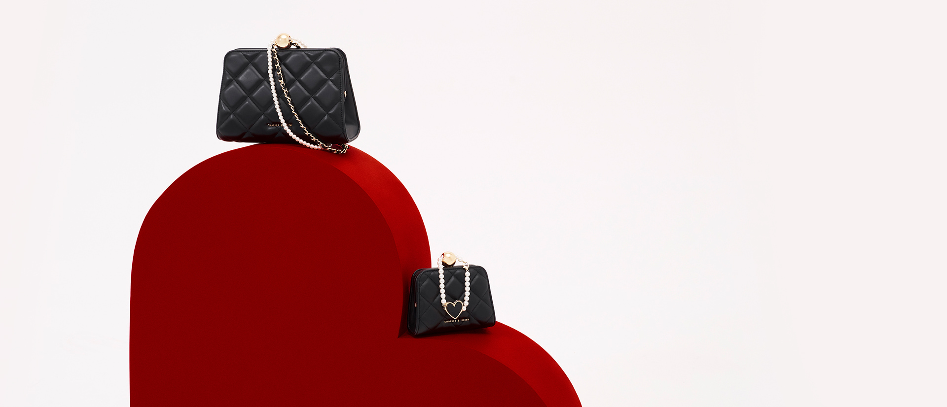 Women’s gift set: mini quilted chain bag - CHARLES & KEITH