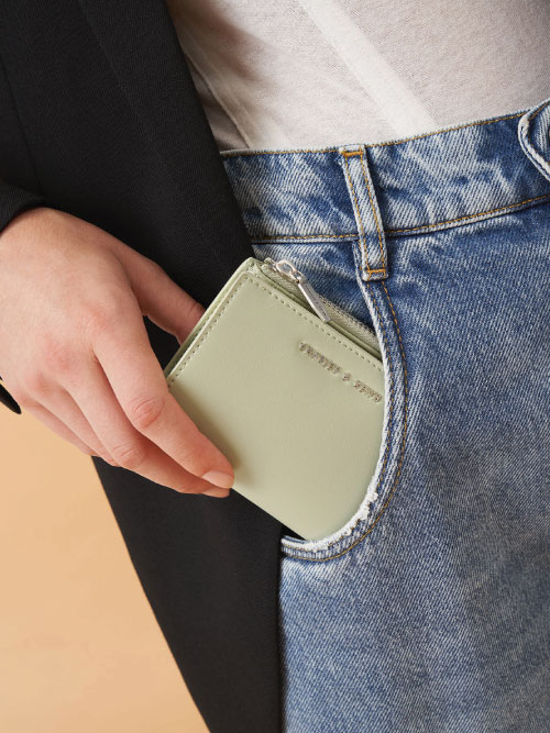 Top Zip Mini Wallet