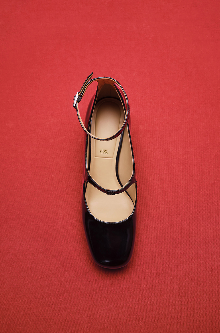 Women's Claire Leather Mary Jane Pumps in black  - CHARLES & KEITH