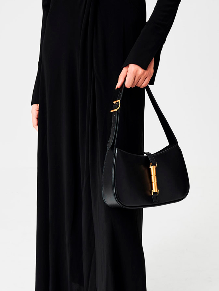 Women’s Cesia metallic accent shoulder bag – CHARLES & KEITH