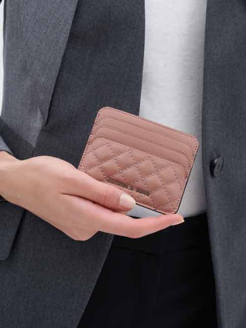Cleo Quilted Card Holder