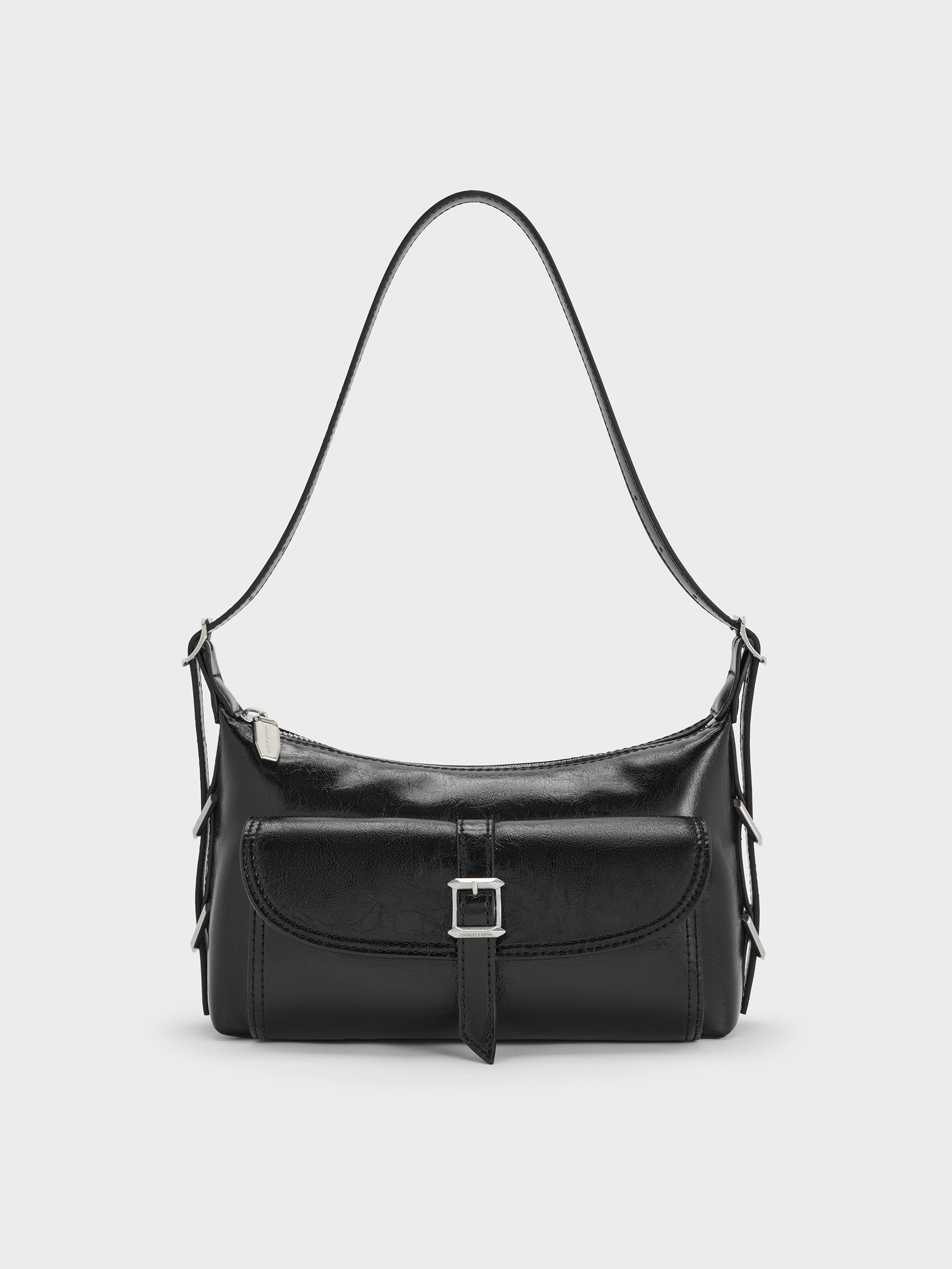 alfredBANNISTER leather shoulder bag Alfred BANNISTER half moon 