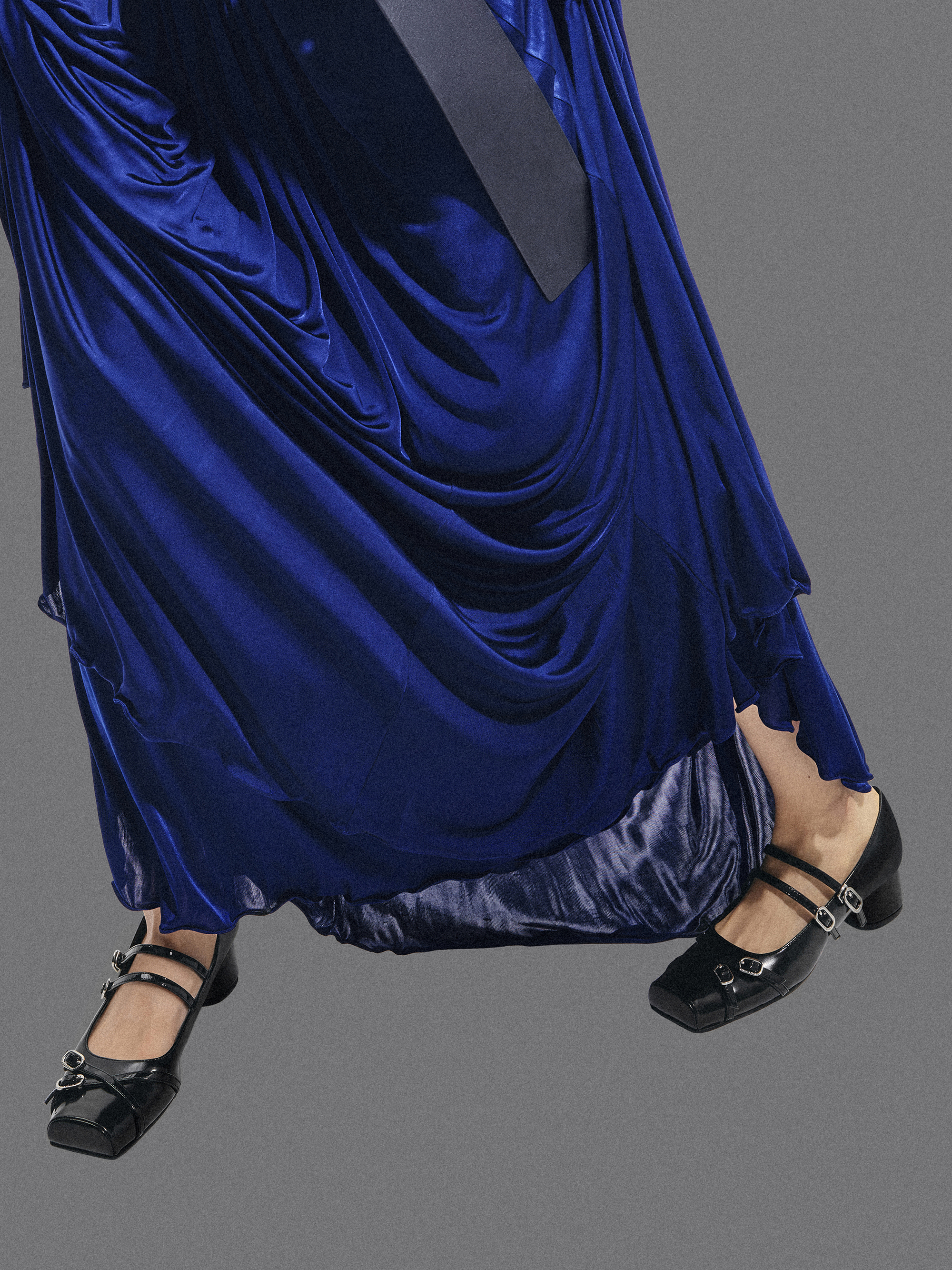 Sepatu Pumps Mary Jane Double-Strap, Black Box, hi-res