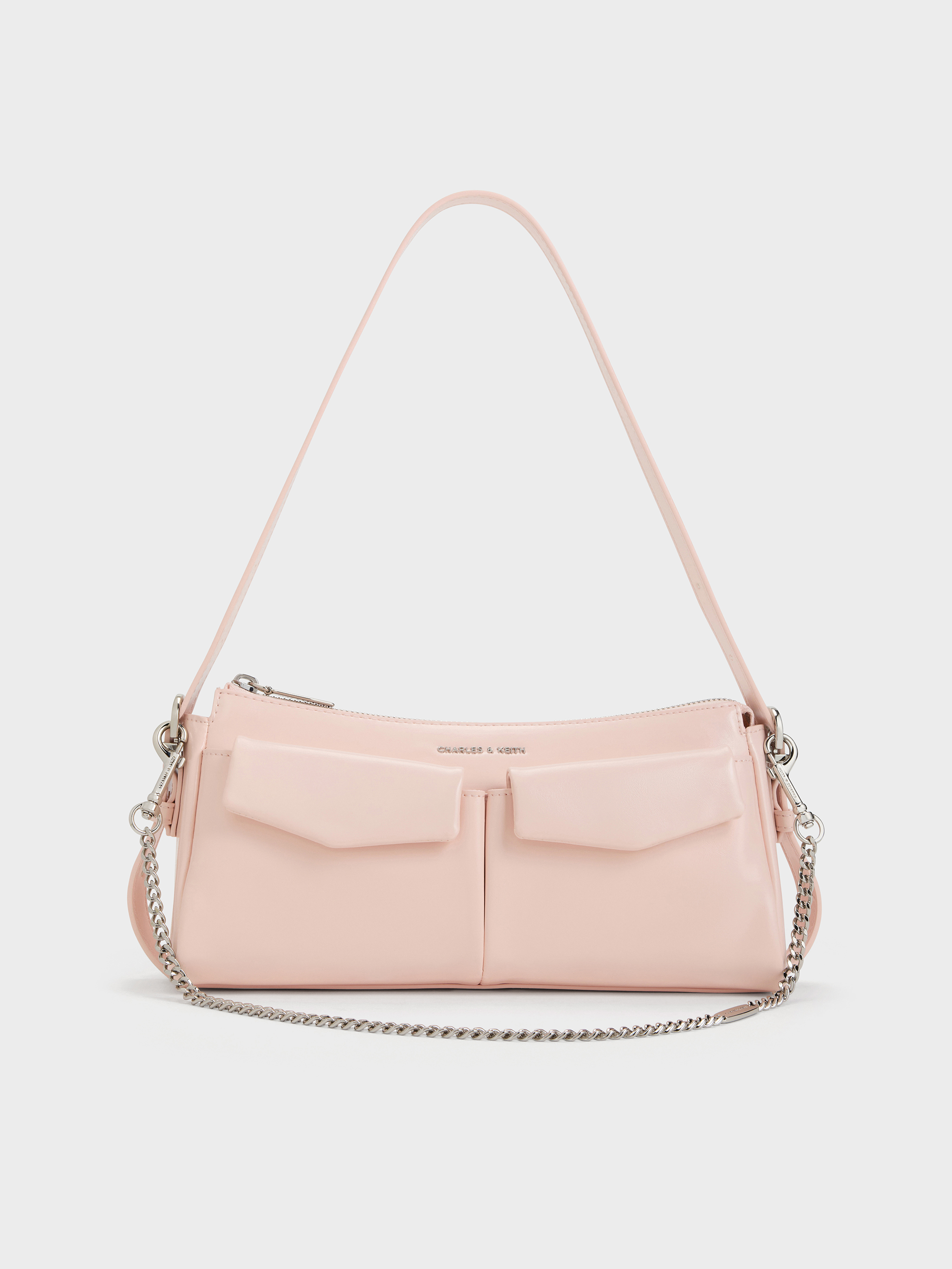 Charles & Keith Rachel ショルダーバッグ　ピンク 2026-L3-CK2-20160191-N5-1.jpg