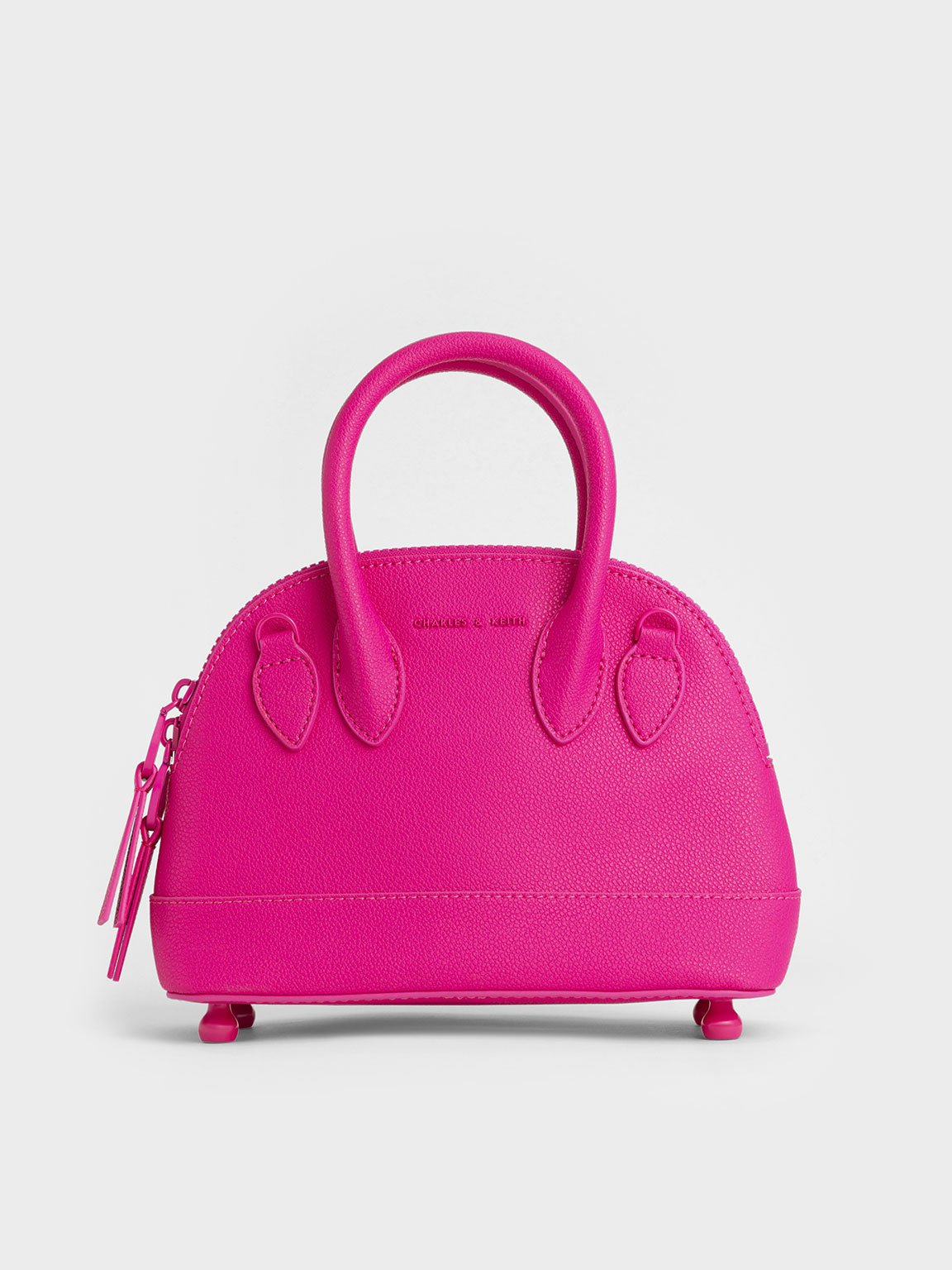 Fuchsia Harmonee Bowling Bag - CHARLES & KEITH ID