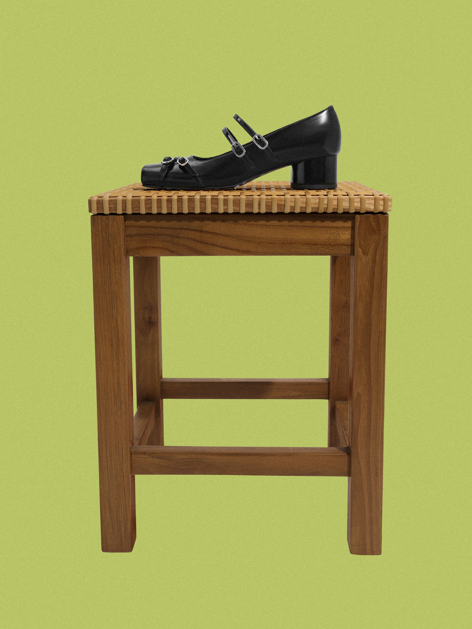 Sepatu Pumps Mary Jane Double-Strap, Black Box, hi-res